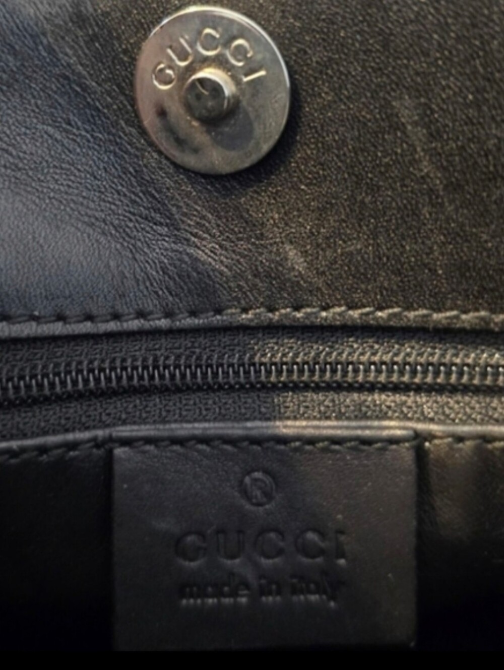 Gucci Vintage Tom Ford Era Calfskin Leather Hobo Bag w/ Dustbag & COA In EUC - Picture 15 of 16